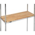 John Boos & Co Hardwood Deck Overlay, 36W x 18D x 1Thick HDO-1836V-N